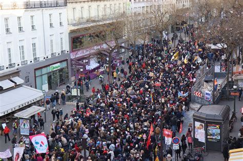 Grève Du 13 Avril à Paris Manifestation Transports éboueurs Tout