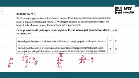 W pierwszym pojemniku są kule białe i czarne prawdopodobieństwo