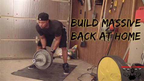 Build A Massive Back At Home 5 Exercises For Mass Workout Youtube