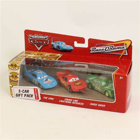 Disney Pixar Cars Finish Line Lightning Mcqueen King Chick Hicks Ror