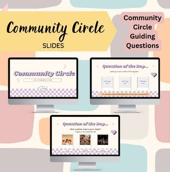 Community Circle Questions By TheSidesofTeaching TPT