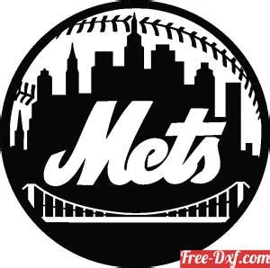 Mets Logo Black And White - bunkermoms