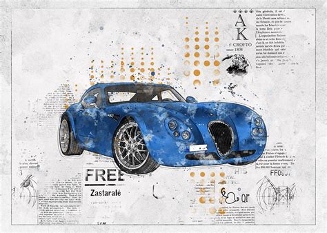 Download Wiesmann Gt Mf4, Sports Car, Luxury Sports Car. Royalty-Free Stock Illustration Image ...