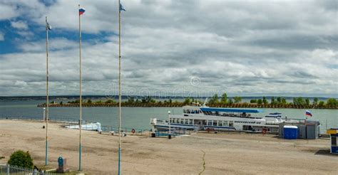 Ulyanovsk, Russia - July,28,2019: the Water Area of the Ulyanovsk River ...