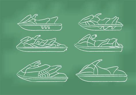 Jet Ski Vector 109744 Vector Art at Vecteezy