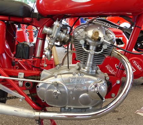 018 Ducati 100 Gran Sport Bike 1955 Red Engine Stkone Flickr