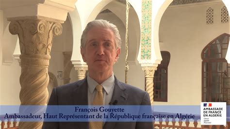 Le 1er message bilingue du nouvel ambassadeur de France en Algérie