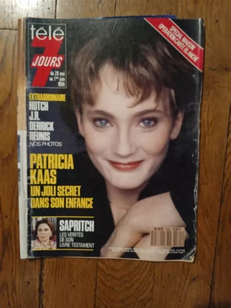 MAGAZINE TÉLÉ 7 jours de 1990 Patricia Kaas EUR 5 00 PicClick FR