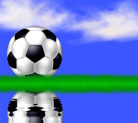 Background: blue soccer | Blue soccer background — Stock Photo ...