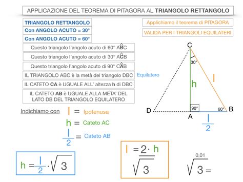 23 Applicazione Del Teorema Di Pitagora Ai Triangoli Rettangoli Ho Preso Dieci