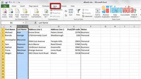 Cara Mengurutkan Abjad Di Excel Cepat Dan Praktis Teknovidia