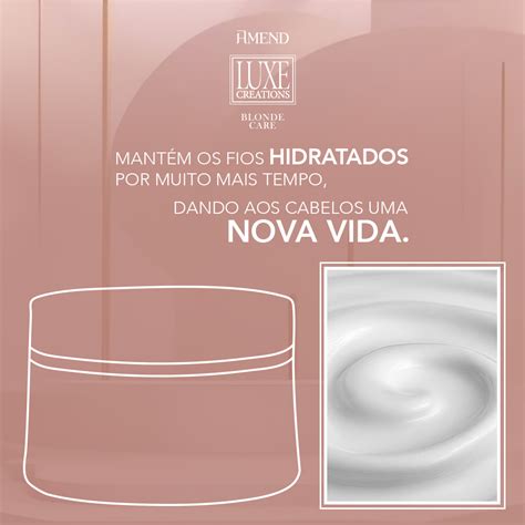Máscara Amend Luxe Creations Blonde Care 250g image number 2
