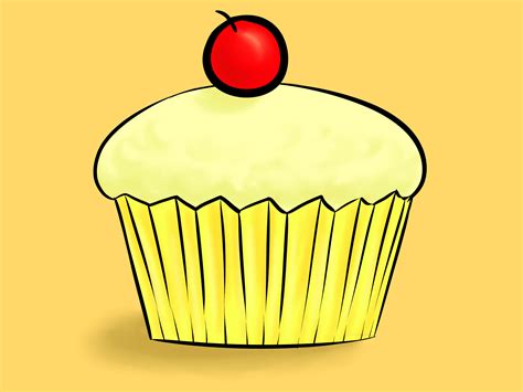 Cupcake Cartoon Drawing at GetDrawings | Free download