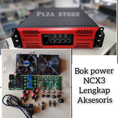 Jual Bok Power Amplifier Ncx Chanel Komplit Aksesoris Ukuran U Bahan