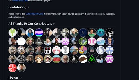 Bug Adding Contributers Section To The Readme Md File Issue