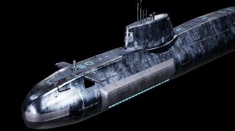 Astute-Class Submarine 3D Model $129 - .3ds .c4d .dae .fbx .max .ma ...