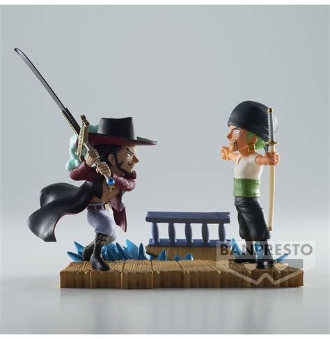 World Collectable Figure Log Stories Roronoa Zoro Dracule Mihawk