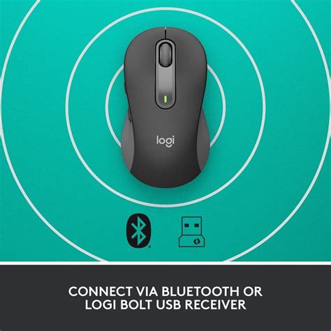 Logitech M650 Signature Wireless Mouse - 2-Year Battery, Silent Clicks ...