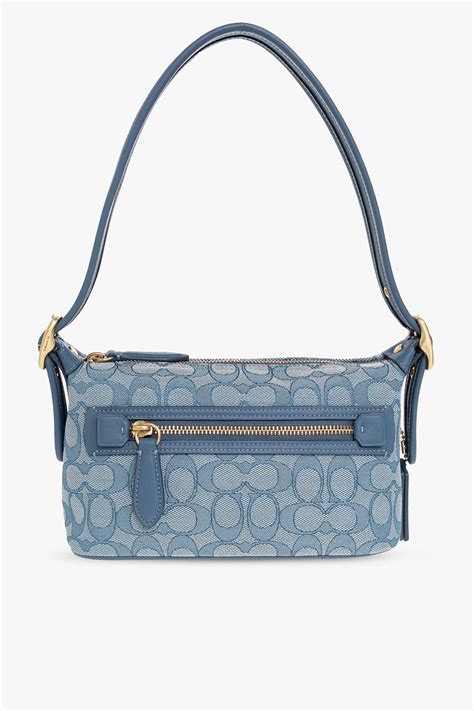 COACH Signature Jacquard Demi Bag In Blue Lyst UK