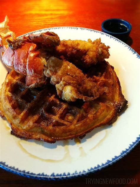 Red Lobster Lobster And Waffles Trying New Food