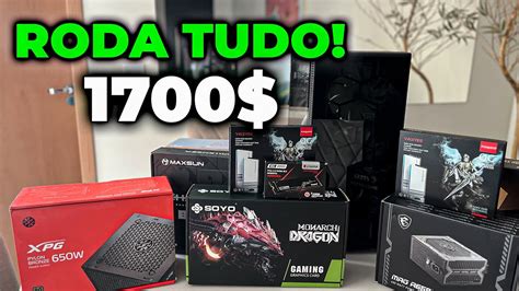 Pc Gamer De R1700 Para Rodar Tudo AtÉ Em Quad Hd Esse É O Pc Mais