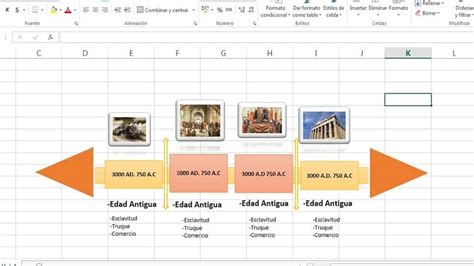 Linea Del Tiempo En Excel Resepkuini Riset