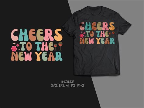 Cheers to the New Year Graphic by apixelcreator · Creative Fabrica