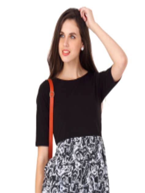 Buy Femella Women Black And White Dress Dresses For Women 86346 Myntra