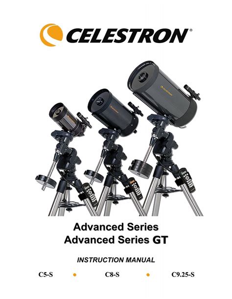 C9.25 SGT Manual - Celestron