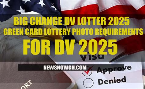 BIG CHANGE DV LOTTERY 2025