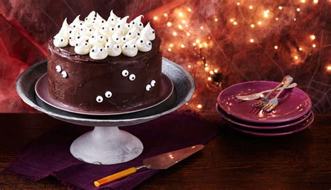 Spooky Halloween Ghost Cake Baking Recipes Betty Crocker Au