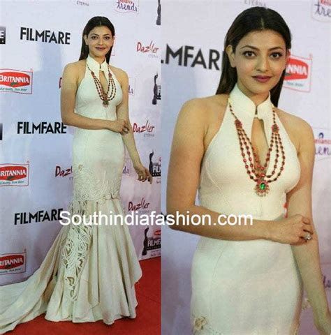 Kajal Aggarwal In Ss Surya Gown South India Fashion