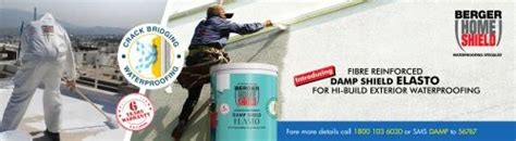 Berger Home Shield Damp Shield Elasto Paints Litre At Rs Bucket