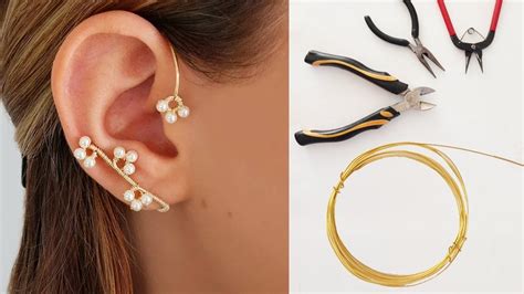 Tutorial Beaded Ear Cuffs Diy Make Your Own Youtube Ear Cuff