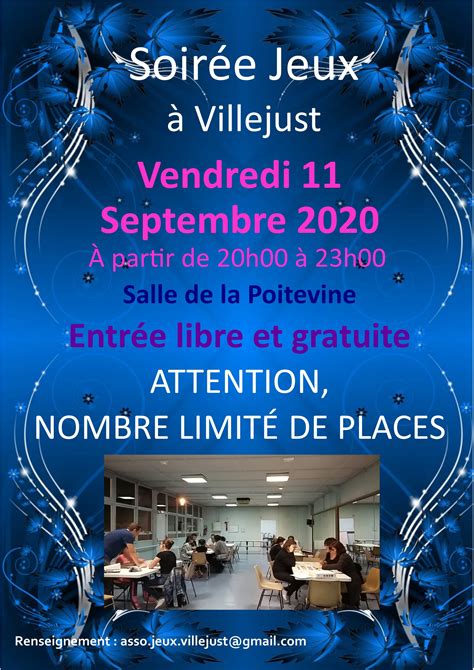 Soir E Jeux Mairie De Villejust