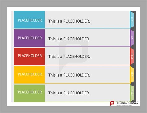 This Set Of Pre Designed Index Tab Templates For PowerPoint Helps You