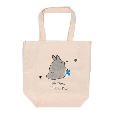 Studio Ghibli My Neighbor Totoro Embroidered Canvas Tote Bag