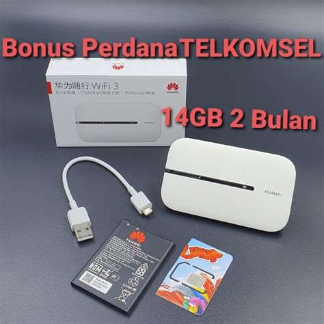 Jual Modem Mifi Router Wifi G Huawei E Not E Free Telkomsel