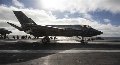 F 35C Lightning II Fifth Generation Fighter Jets Fly More Than 12 000km