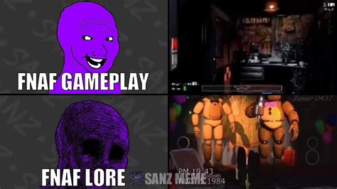 FNAF GAMEPLAY VS FNAF LORE YouTube