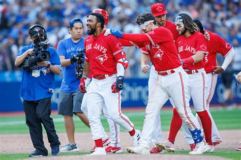 Toronto Canada 28th Apr 2022 Toronto Blue Jays Left Fielder