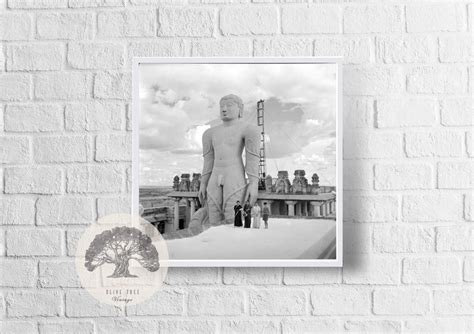 Naked Buddha 1950 S Black White Photography High Resolution Digital