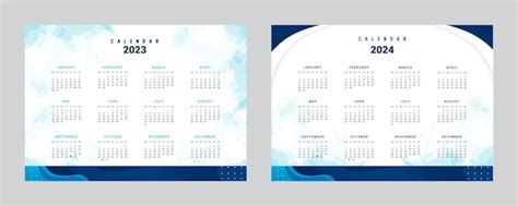 Premium Vector | Stylish modern calendar design template 17