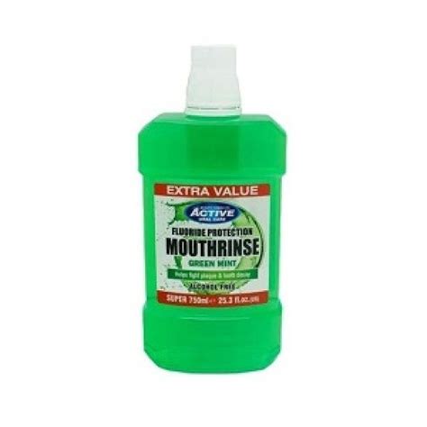 Active Mouth Rinse Green Mint Ml Beauty Formulas