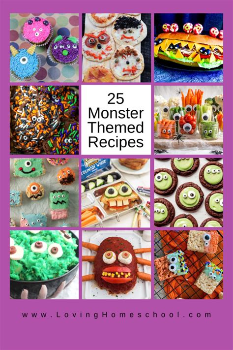 25 Monster Themed Recipes - LovingHomeschool.com