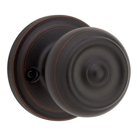 Weiser Phoenix Inactive Door Knob In Venetian Bronze The Home Depot Canada