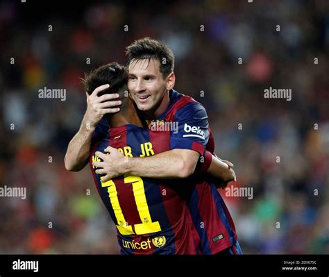 Messi And Neymar Hugging