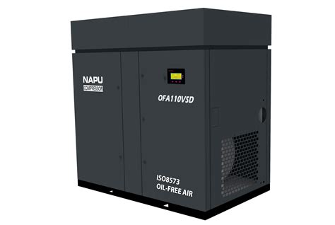 110kw Variable Speed Drive Air Cooling Rotary Twin Screw Industrial Two