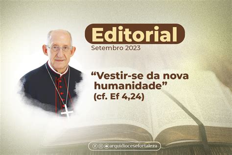 Editorial A unidade do Corpo de Cristo que é a Igreja significa a