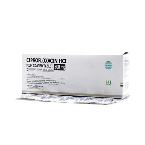 Ciprofloxacin 500 Mg Tab Hexp Obat Dan Vitamin Doktersehat